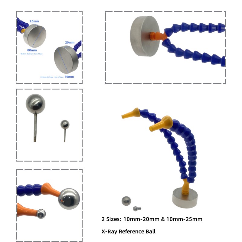 Veterinary X-Ray - Röntgen-Referenzkugel Veterinär-Orthopädisches Radiographie-Instrument aus Edelstahl