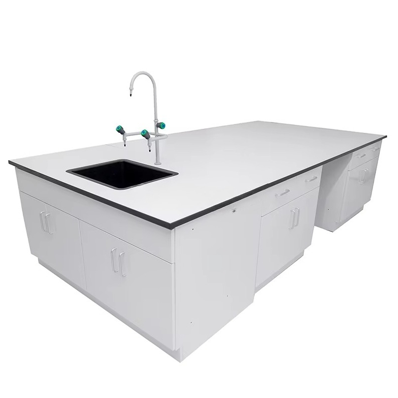 Medical Lab - Medizinische Labor-Möbel: Elektronik- und Biologie-Arbeitsinsel mit